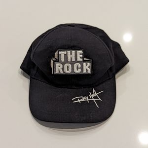 Vintage 90s The Rock 'Rocky Maivia' WWE WWF War Zone Snapback Cap Hat
